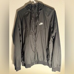 Nike Men's Charcoal Windbreaker Size Large